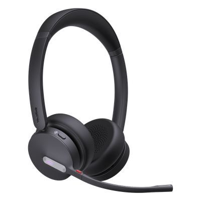 WH64-DUAL-TEAMS - Auricular Inalámbrico Empresarial / DECT y Bluetooth 5.2 Simultáneos / 32 Horas de Conversación / Cancelación Activa de Ruido / Triple Conexión / Acoustic Shield 2.0