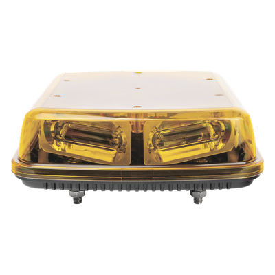 X1665AVM - Mini Barra de Señalización / 18 LEDs Ámbar / Hyperlux / 25 Patrones de Destello / 12 VCC / -40°C a 55°C (-40°F a 131°F)
