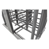 XT-200-C - Torniquete de Cuerpo Completo / 4 Ejes de Seguridad / Rotación 90° / 30 Personas por Minuto / Interior/Exterior / 110 VCA / Acero al Carbón con Pintura Gris