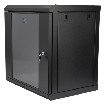 SR1912LH3GA - Linkedpro Gabinete de Pared 12U / Profundidad 455 mm (18 in) / Cristal Templado SR1912LH3GA