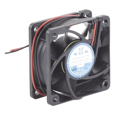 FAN-602512 - Ventilador Axial Anticondensante / 60 x 60 x 25 mm / 12 Vcc / 4390 RPM / 25.0 CFM / Unión Sellada