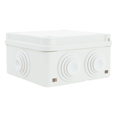 GW-44-024 - Gewiss Caja Estanca Derivación PVC 100x100x50mm, IP55, 6 Entradas