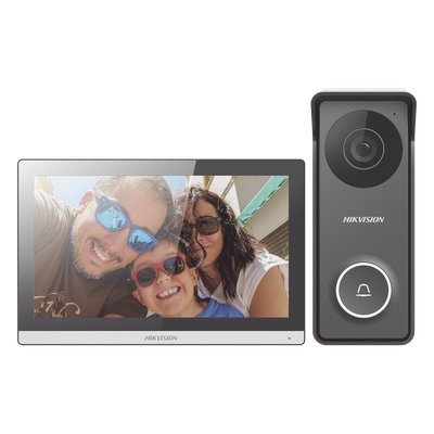 DS-KIS313-P - Kit de Videoportero Híbrido / Pantalla Táctil 7