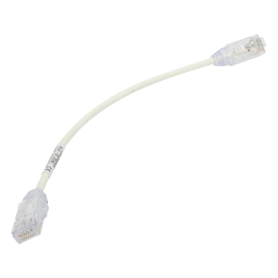 UTP28SP8IN - Cable de Parcheo UTP / Cat6 / 28AWG Diámetro Reducido / 0.67 pies / Doble Clasificación CM/LSZH