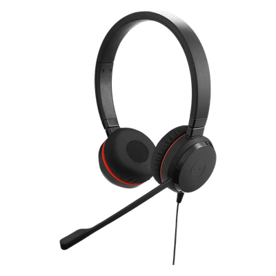 EVOLVE20DUOUCUSBC/A - Jabra Headset Profesional con Cable / Cancelación de Ruido Avanzada / USB-C y USB-A