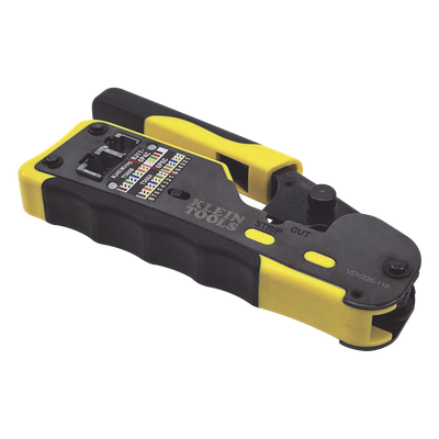 VDV226-110 - Ponchadora/Pelacables/Cortacables / Conectores Pass-Thru RJ45 / RJ11/RJ12 Estándar / Matraca Ciclo Completo / 28-22 AWG