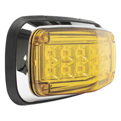 XT1885A - Luz de Advertencia / 8 x 4 in / Ámbar / IP67 / 12-30 VCC / SAE J595 / ECE R65