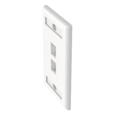 NK2FWHY - Panduit Faceplate NK2FWHY, 2 Puertos, Color Blanco, Compatible con Módulo Keystone
