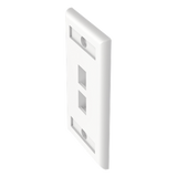 NK2FWHY - Panduit Faceplate NK2FWHY, 2 Puertos, Color Blanco, Compatible con Módulo Keystone
