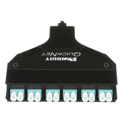 FQZN-12-10AS - Panduit Cassette de Fibra Óptica / 12 Fibras LC a MPO / OM4 FQZN-12-10AS