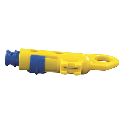 VDV026212 - Kit de Instalación de Cable UTP / Pelacables Radial / Ponchadora Modular / Ponchadora 110 / 6 Conectores RJ45-Cat5E / Estuche con Cierre Relámpago
