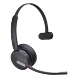 WH64-MONO-UC - Diadema Inalámbrica / DECT-Bluetooth 5.2 / Acoustic Shield 2.0 / 3 Micrófonos Antiruido / 32 Horas / 185m (607 pies) DECT / 50m (164 pies) Bluetooth / Busylight Dual / UC Plug-and-Play