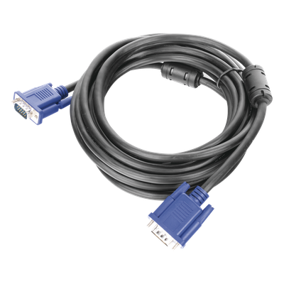 VGA-5M - Extensión VGA / 5 m (16.40 ft) / HD15 Macho-Macho / Doble Blindaje / Full HD 1080p