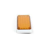 XLTE295A - Luz de Advertencia LED / 7x3" / 66 LED / 12 VCC / 1 A / 10 Patrones de Destello / Color Ámbar / Montaje Permanente