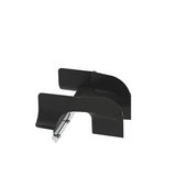 PWBSPJ4BL - Panduit Bajada de cables para charola wire basket / 4 in / Control de radio de curvatura