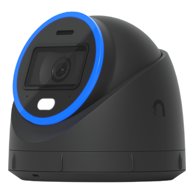 UVC-AI-TURRET-B - Cámara IP Turret / 4K 8 Megapixel / Ángulo Ultra-Ancho 109.9° / IR 40 m (131.2 ft) / AI Reconocimiento Facial y de Matrículas / LED Color Nocturno / Audio Bidireccional / PoE+ / IP66 IK08