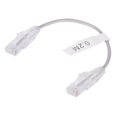 LP-UT6-020-GY28 - Linkedpro By Epcom Cable de Parcheo Slim UTP Cat6 / 20 cm (0.66 ft) / 28 AWG LP-UT6-020-GY28