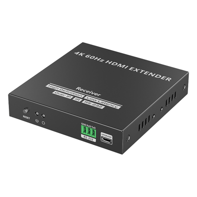 TT582-RX - Receptor HDMI IP / 4K UHD @60Hz / 18 Gbps / Cat 6/6a/7 hasta 120 m (393.7 ft) / HDCP 2.2 / IR 20-60 kHz