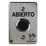 NT-SS102-ES - Sti Interruptor IR NoTouch / Acero Inoxidable 304 Grado Médico / Contacto Seco Forma C