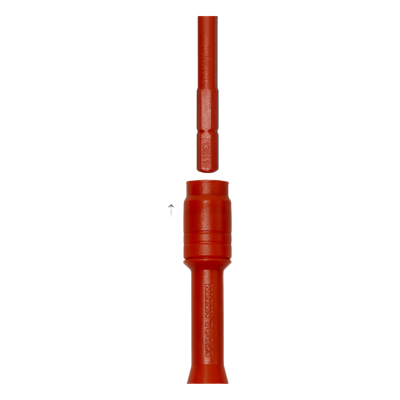 32306-INS - Destornillador Aislado 6-en-1 Auto-Lock / Aislado 1000V CAT III / Almohadilla de agarre / Almacenamiento de brocas integrado / Bits Philips #1 #2 / Sl