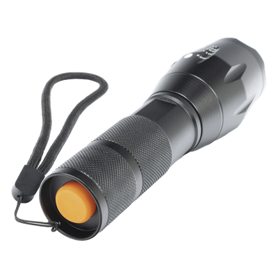 XT62 - Linterna LED Táctica / 800 Lúmenes / IPX4 / Zoom Ajustable / Doble Alimentación / Aluminio