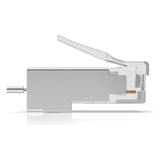 UISP-CONNECTOR-SHD - Conectores RJ45 Blindados / Protección ESD / 100 Unidades / Compatibles UISP Cable Pro y Carrier / Sin Soldadura