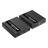 TT223KVM - Kit extensor KVM (HDMI y USB) | 40m a 4k@30Hz  | 70m a 1080P@60Hz | Cat 6, 6a y 7 | CERO LATENCIA | HDR | Salida Loop | Salida de audio de 3.5mm |