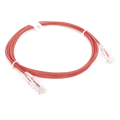 LP-UT6-200-RD-28 - Linkedpro By Epcom Cable de Parcheo Slim UTP Cat6 / 2 m (6.56 ft) / 28 AWG LP-UT6-200-RD-28