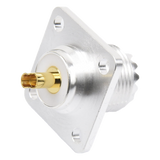 RFU-521-ST - Rf Industries,Ltd Conector RF Hembra / UHF SO-239 / Montaje Chasis 4 Hoyos RFU-521-ST