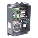XBS-PK03-CBOX - Cuadro de Mando / 110VAC / 24VDC / 12x24x32 cm / 4.7x9.4x12.6 in / 2 Controles XBT23