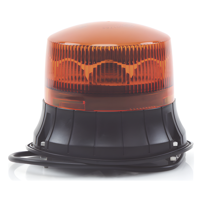 XP-1535-A - Burbuja LED Giratoria / Ámbar / 9 LEDs / 12-30 VCC / IP65 / Montaje Permanente