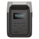 EFD31500 - Estación de Energía Portátil Delta 3 1536Wh Litio LFP / 6 AC 1800 W (Max. 3600W) / 2 USB-C 100W / Capacidad para Aumentar Respaldo / Cargador de Coche 10A a 12.6V / Conectividad WiFi y Bluetooth (App) / Carga Solar 500W Max.