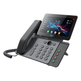 V66 - Teléfono IP Empresarial / Pantalla Táctil 7" / Wi-Fi 6 / Bluetooth 5.4 / 20 Líneas SIP / Cámara 1080p / PoE / Material Antibacterial