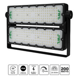JLREP200 - Reflector LED 200 W /350 x 250 mm / 85 - 265 Vca~ 50/60Hz / TCC 6 500 K / Uso en exterior.