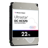 WUH722222ALE6L4 - Disco Duro Data Center / 22 TB / 7200 RPM / SATA 6 Gb/s - SAS 12 Gb/s / HelioSeal / OptiNAND / 512 MB Buffer / 2.5M Horas MTBF
