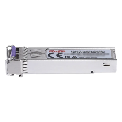 2.5G-SFP-LX03-SM1550-BIDI-I - Transceptor Lado (B) un Hilo BiDi  SFP 2.5Gb LC Monomodo Tx 1550nm / Rx 1310nm, hasta 3km