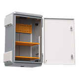 WI-IOTBOX03-V3 - Gabinete de Protección IP55 / Acero SPCC / 380 x 660 x 240 mm / Rieles DIN / Montaje Vertical u Horizontal / 4 Placas Laterales Externas
