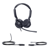 YHS36-E2-DUAL - Auricular con Diadema / Alámbrico Analógico / Conexión QD a RJ9 / Audio HD 20 Hz - 20 kHz / Cancelación de Ruido / ActiveProtection