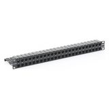 Z6AS-PNL-U48K - Patch Panel / 48 Puertos / Cat 6A Blindado / Plano / 1UR / Acero 18 Gauge