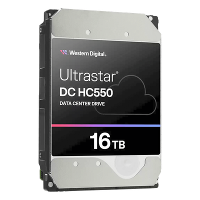 WUH722016CLE6L0 - Disco Duro Data Center / 16 TB / 7200 RPM / SATA 6 Gb/s / SAS 12 Gb/s / CMR / HelioSeal / 2.5M-hour MTBF / 3.5 Pulgadas