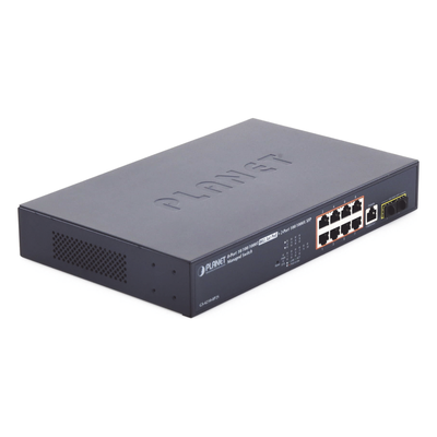 GS-4210-8P2S - PLANET GS-4210-8P2S switch Gestionado Gigabit Ethernet (10/100/1000) Energía sobre Ethernet (PoE) 1U