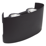 JPAA-0401 - Lámpara Arbotante 4 W 220 lm / Dimensiones 120 x 80 x 40 mm / 85 - 265 Vca~ 50/60Hz / Luz Cálida 2 700 K / Uso en exterior IP 54.