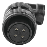 E/MS3108A18-4S - Epcom E/MS3108A18-4S conector 1 Negro