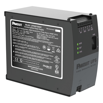 UPS00100DC - UPS Industrial / 100 Watts / 24 Vcd / Ultracondensadores / Riel DIN / -40 a 60 °C (-40 a 140 °F)