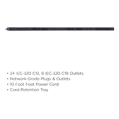 PDU30BVHVT32F - Cyberpower PDU Básico / 30 Amp / 200-230 Vca PDU30BVHVT32F