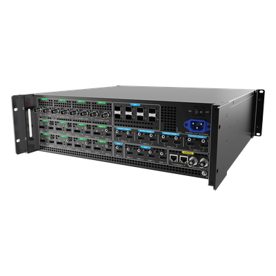 P20 - Pixelhue Switcher de Presentación 4K / 12 Capas DL / 10G Fibra Óptica 10 km (6.2 mi) P20