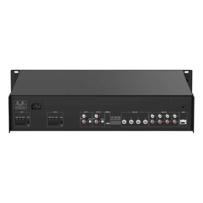 DS-QAZ1A500G1-VB2 - Hikvision Amplificador de Red / 2 Zonas 250W / Salida 100V/70V DS-QAZ1A500G1-VB2
