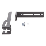 FR6ALB - Soporte en L para Canaleta / Compatible FiberRunner 4x4 y 6x4 / Montaje en Riel Escalerilla 0.375 x 1.5/2 pulgadas / Acero Negro / 9 Piezas / UL 2024