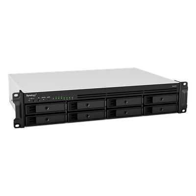 RS1221+ - Synology Servidor NAS Rack / 8 Bahías SATA / Expansión a 12 Bahías RS1221+