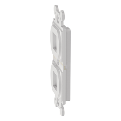 NK2106MFWH - Panduit Marco de Módulo Dúplex / 2 Puertos Keystone / NEMA 106 NK2106MFWH